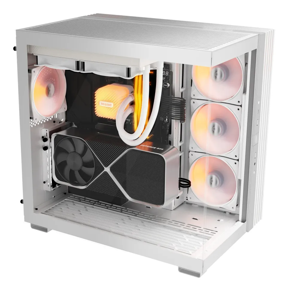 Be quiet! skříň LIGHT BASE 600LX / ATX / 4x120mm ARGB fan / 2xUSB 3.0 / USB-C / panoramatická / bílá