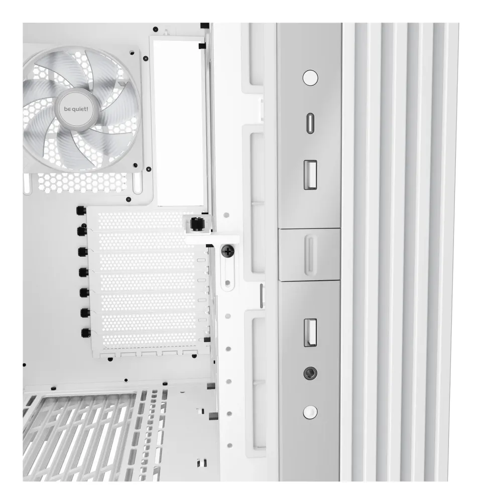 Be quiet! skříň LIGHT BASE 600LX / ATX / 4x120mm ARGB fan / 2xUSB 3.0 / USB-C / panoramatická / bílá