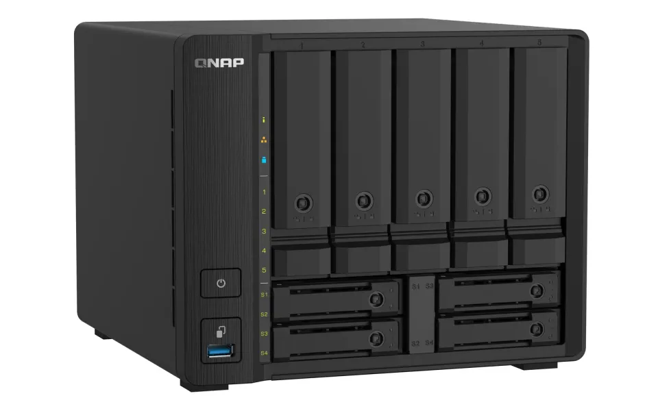 QNAP TS-932PX-4G (4C/Cortex-A57/1,7GHz/4GBRAM/9xSATA/2x2,5GbE/2xSFP+/3xUSB3.2)