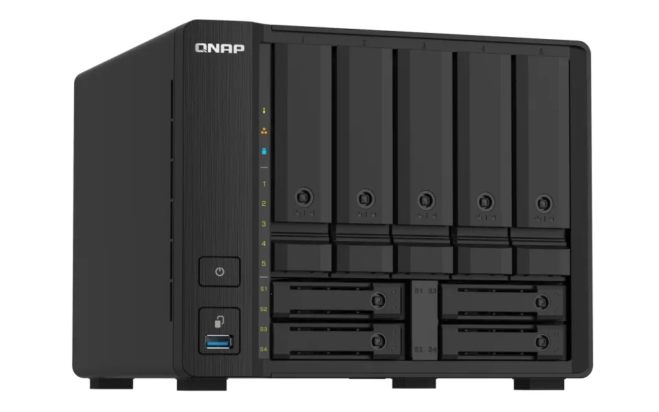 QNAP TS-932PX-4G (4C/Cortex-A57/1,7GHz/4GBRAM/9xSATA/2x2,5GbE/2xSFP+/3xUSB3.2)