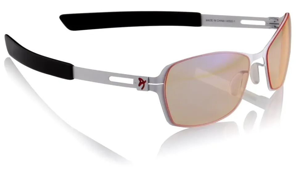 AROZZI herní brýle VISIONE VX-500 White/ bíločerné obroučky/ jantarová skla