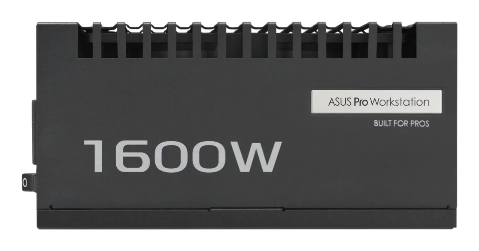 ASUS zdroj Pro WS 1600W Platinum, 140mm, Plně modulární, 80 Plus Platinum, ATX 3.1