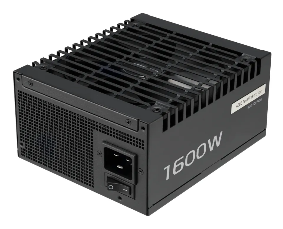 ASUS zdroj Pro WS 1600W Platinum, 140mm, Plně modulární, 80 Plus Platinum, ATX 3.1