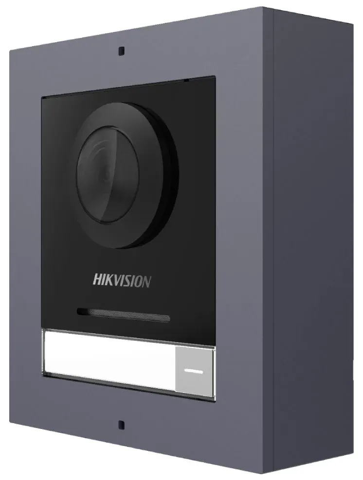 Hikvision DS-KIS602(B) - Kit IP videotelefonu, bytový monitor + dveřní stanice + switch + microSD