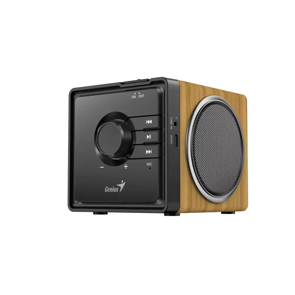 Genius SP-916BT Reproduktor,bezdrátový,Bluetooth,6W,USB-C,výdrž až 8 hodin,mikro