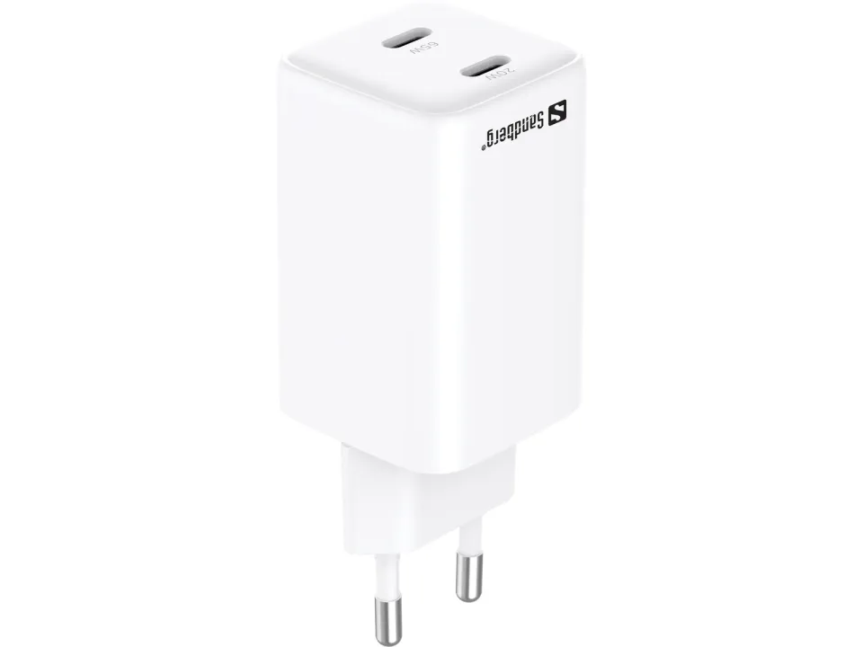 Sandberg AC Charger Dual USB-C PD65W EU