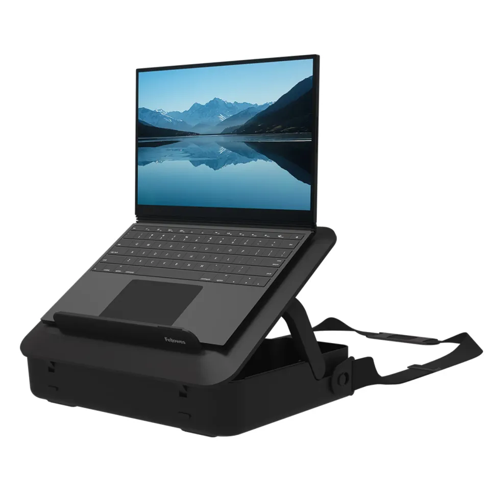 Fellowes kufřík a podložka pod notebook BREYTA černý