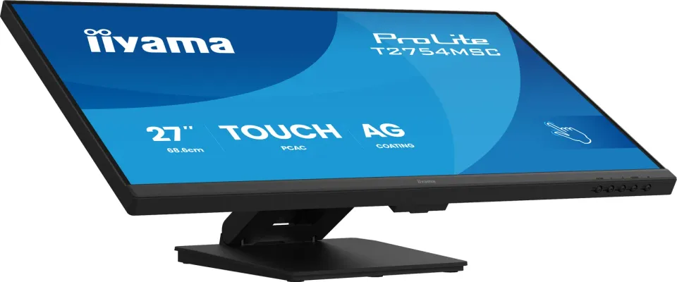 27" iiyama T2754MSC-B2AG: IPS,FHD,AG,10P,HDMI,repr