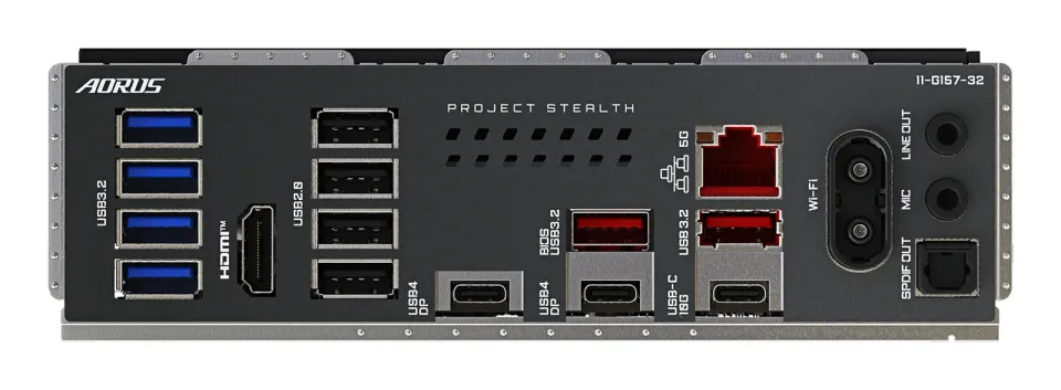 GIGABYTE MB Sc AM5 X870 AORUS STEALTH, AMD X870, 4xDDR5, 1xHDMI, 2xUSB4, WiFi