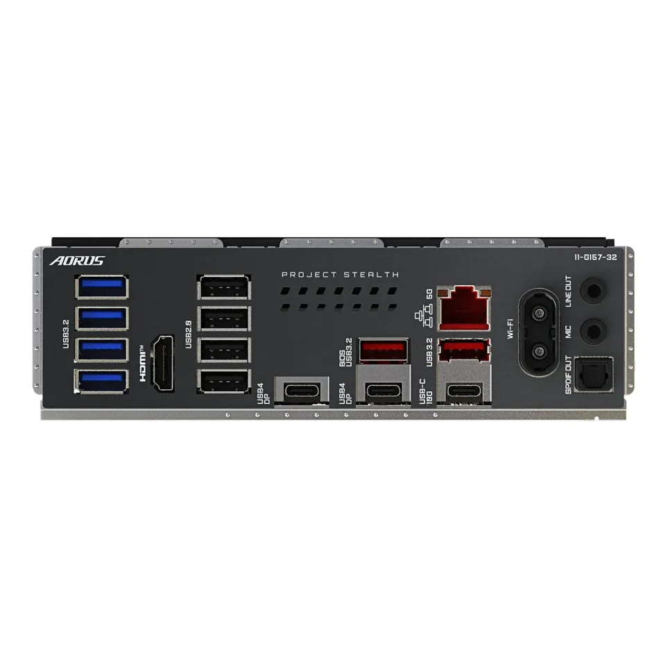 GIGABYTE MB Sc AM5 X870 AORUS STEALTH, AMD X870, 4xDDR5, 1xHDMI, 2xUSB4, WiFi