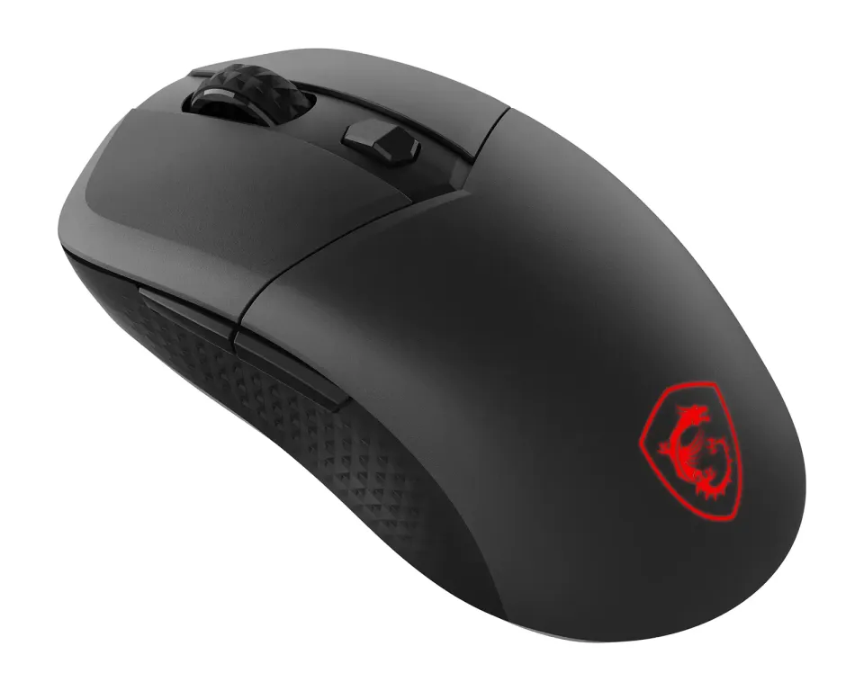 MSI herní myš VERSA 300 Wireless 8K/ bezdrátová/ 26.000 dpi/ 2,4GHz/ BT5.3/ USB/ RGB podsvícení/ 6 tlačítek