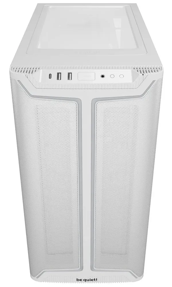 Be quiet! skříň PURE BASE 501DX / ATX / 3x140mm PWM fan / ARGB LED pásek / USB3.2 / temperované sklo / bílá