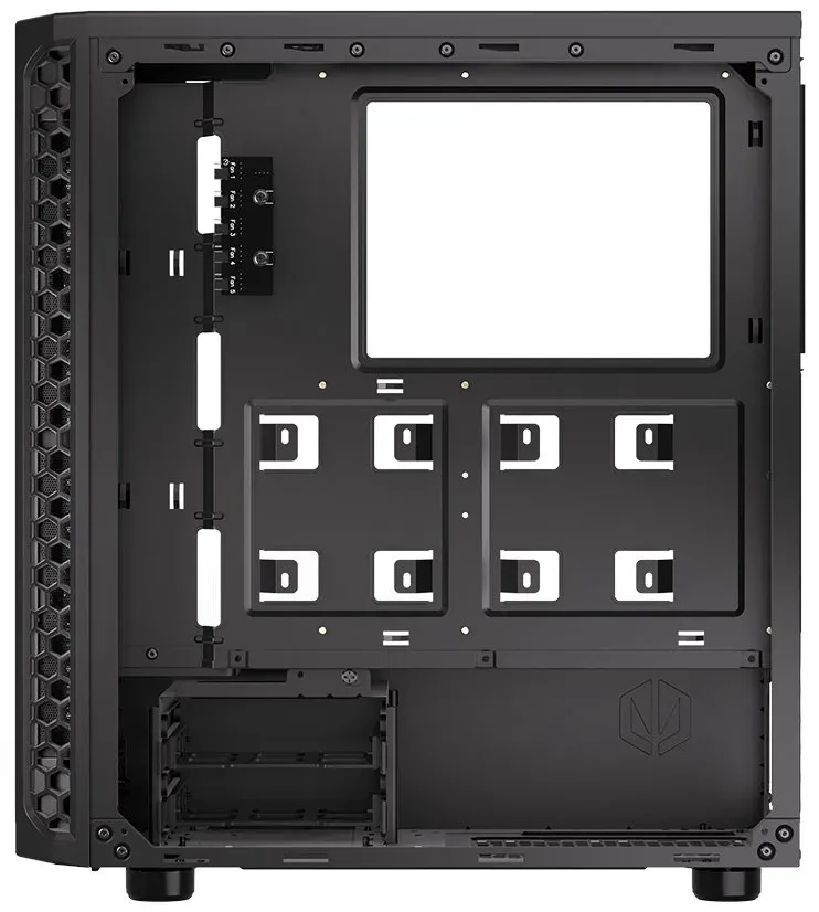 Endorfy skříň Signum 300 Core / 2xUSB / 2x120mm fan PWM / mesh panel / tvrzené sklo / černá