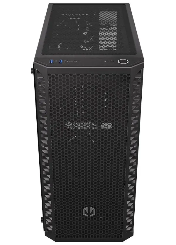 Endorfy skříň Signum 300 Core / 2xUSB / 2x120mm fan PWM / mesh panel / tvrzené sklo / černá