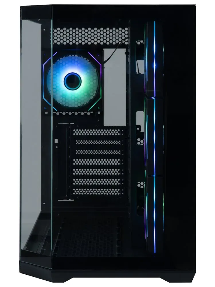BitFenix skříň T10 Negro / ATX / 4x 120mm ARGB fan + controller / USB 3.0 / USB-C / panoramatická / černá
