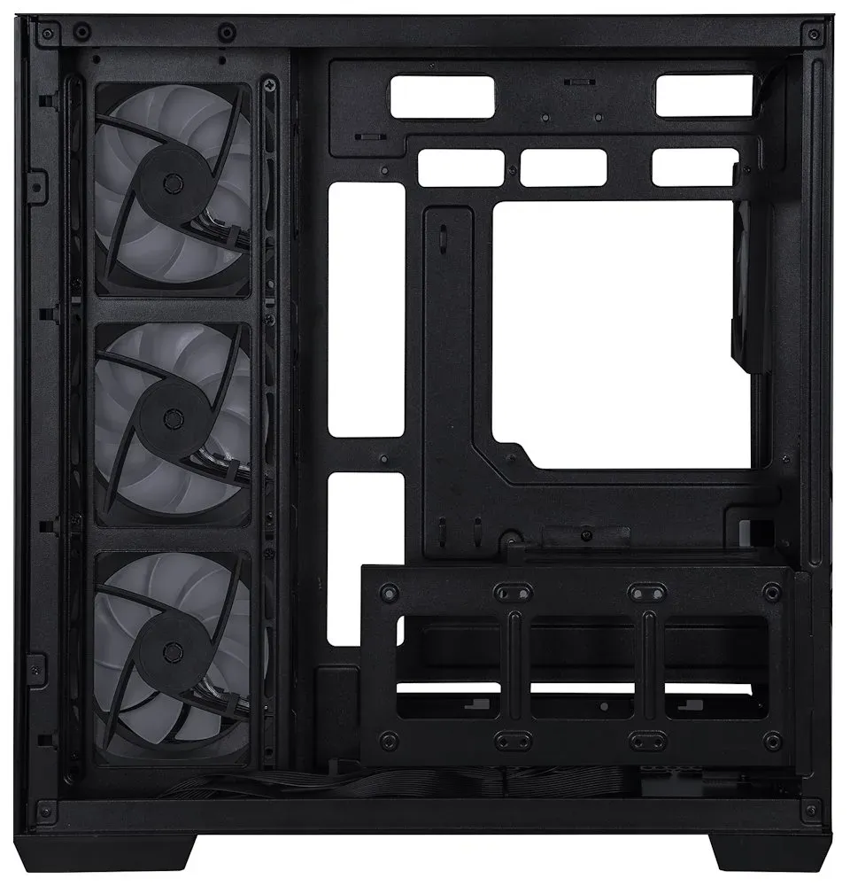 BitFenix skříň T10 Negro / ATX / 4x 120mm ARGB fan + controller / USB 3.0 / USB-C / panoramatická / černá