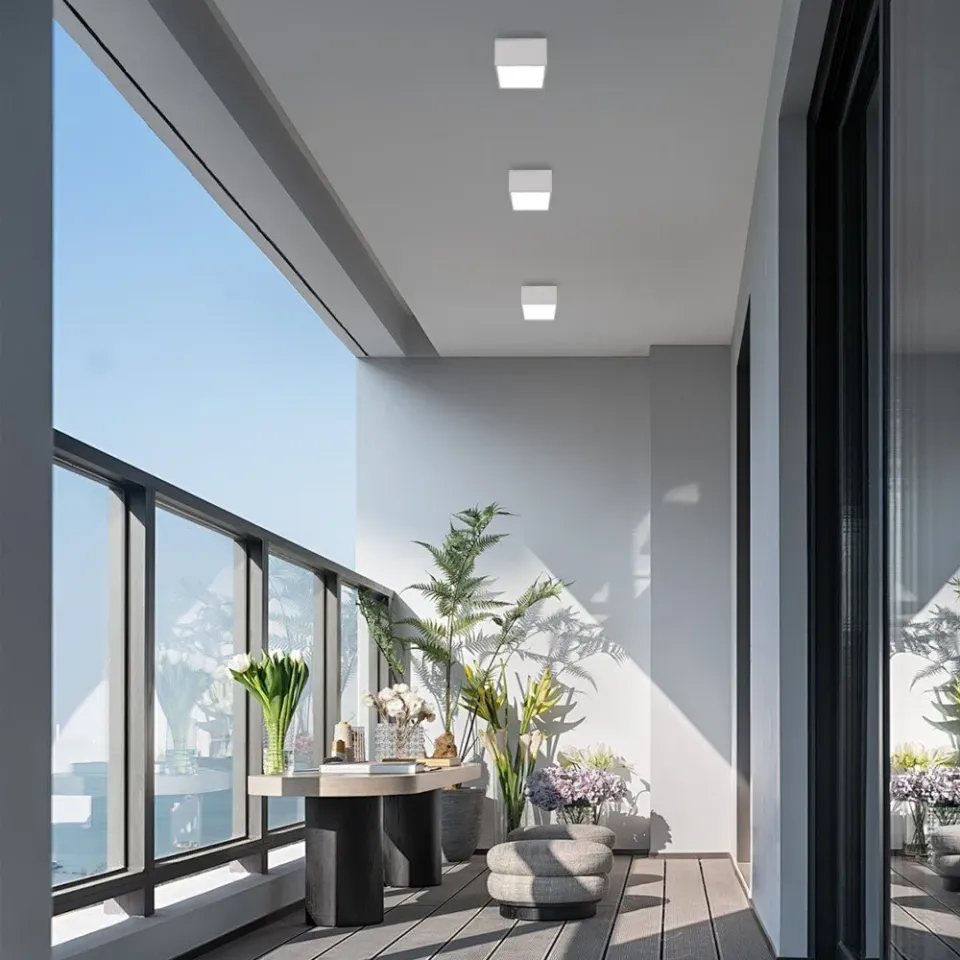 IMMAX NEO sada 2x CANTO SMART stropní svítidlo 15x15cm 12W bílé Zigbee 3.0 + DO, TUYA