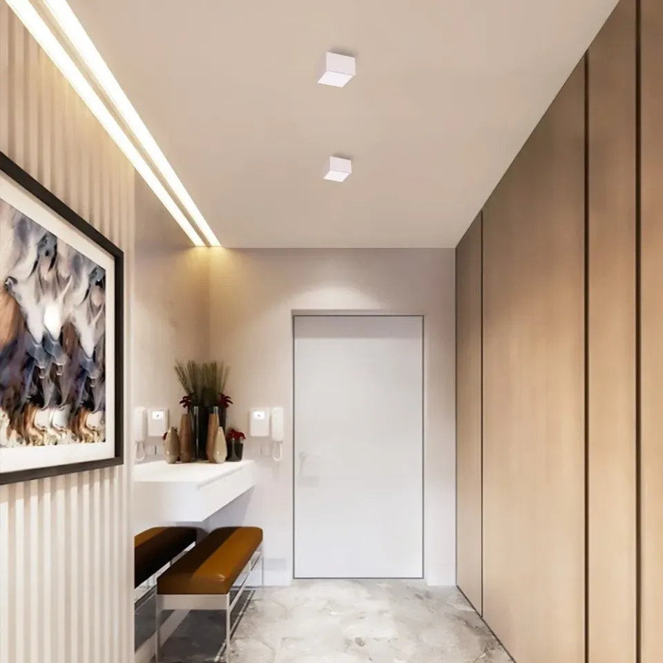 IMMAX NEO sada 2x CANTO SMART stropní svítidlo 15x15cm 12W bílé Zigbee 3.0 + DO, TUYA