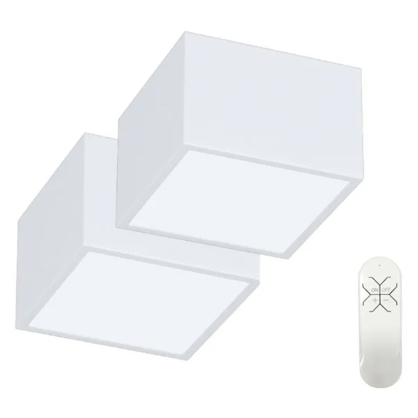 IMMAX NEO sada 2x CANTO SMART stropní svítidlo 15x15cm 12W bílé Zigbee 3.0 + DO, TUYA