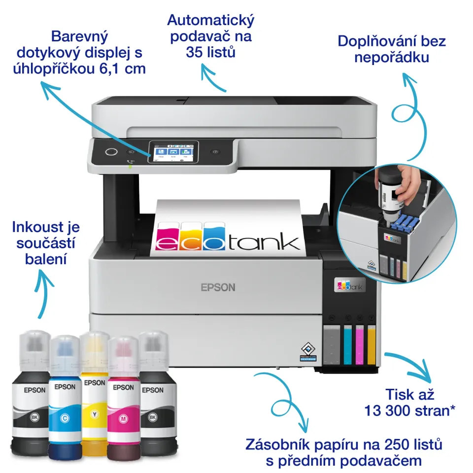 EPSON EcoTank ITS L6490 - A4/37-23ppm/4ink/ADF/Wi-Fi//LAN/duplex/CISS/