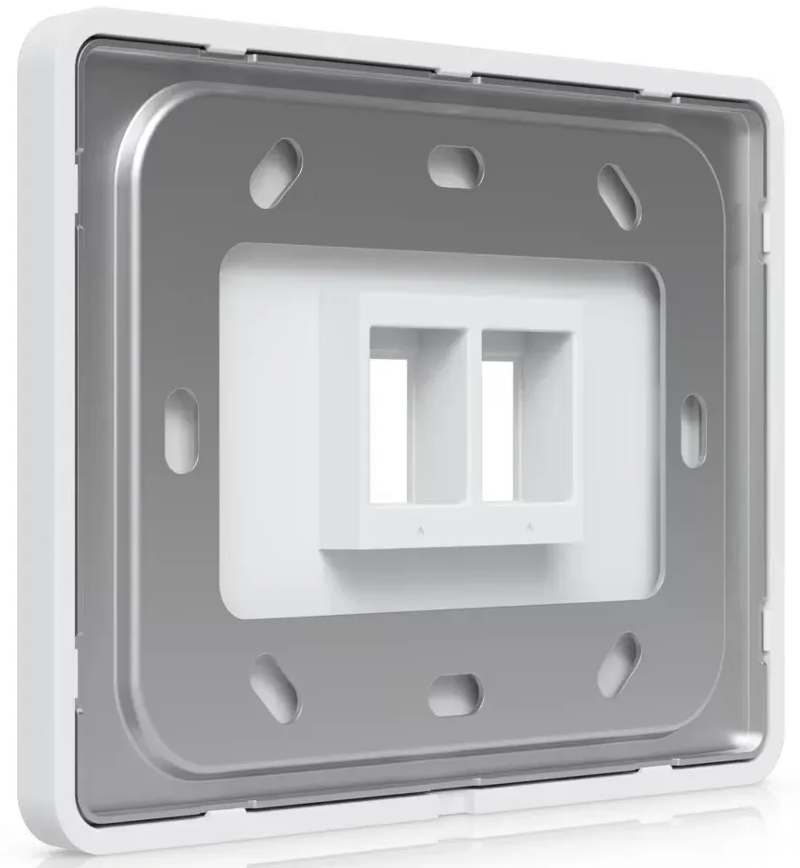 Ubiquiti Universal Paintable 2-Port Keystone Wall Plate Horizontal - Krytka pro keystone zásuvky, 2port, sada 4ks
