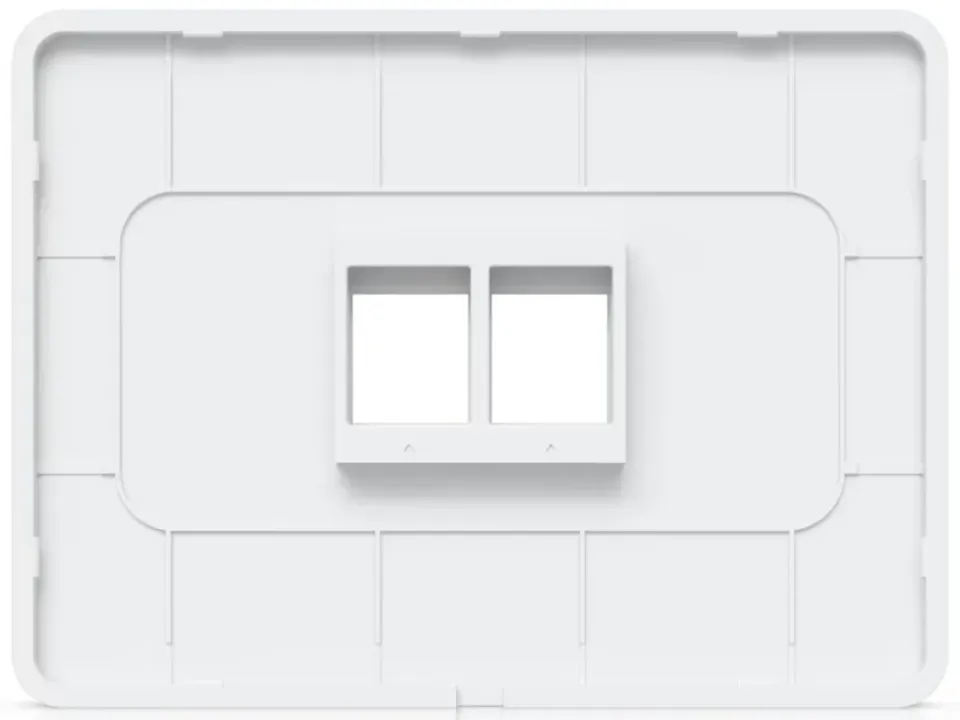 Ubiquiti Universal Paintable 2-Port Keystone Wall Plate Horizontal - Krytka pro keystone zásuvky, 2port, sada 4ks