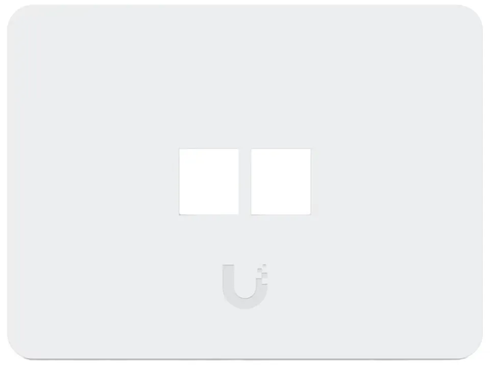 Ubiquiti Universal Paintable 2-Port Keystone Wall Plate Horizontal - Krytka pro keystone zásuvky, 2port, sada 4ks