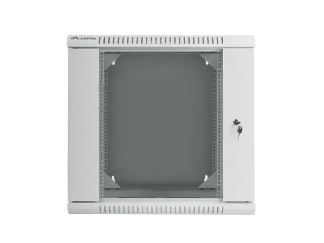 LANBERG RACKOVÁ SKŘÍŇ 19" DVOUDÍLNÁ NÁSTĚNNÁ 12U/600X600 (FLAT PACK) ŠEDÁ