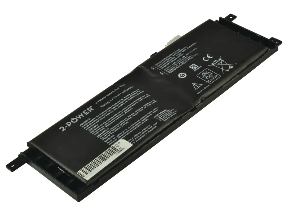 2-Power baterie pro ASUS X453, 7,2V, 4000mAh, 2 cells
