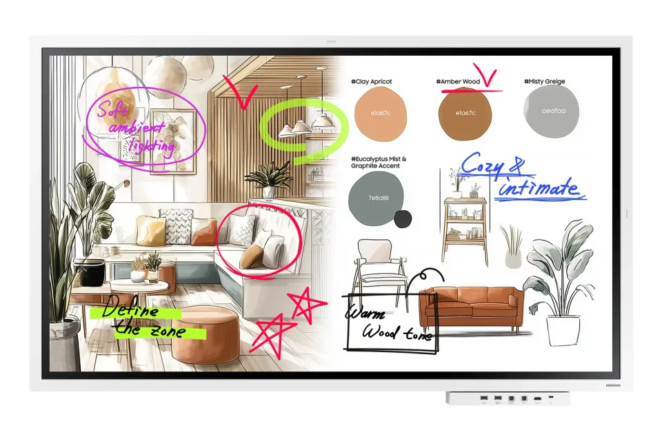 55" LED Samsung WM55FX - Flip Pro,UHD,450cd,12/7