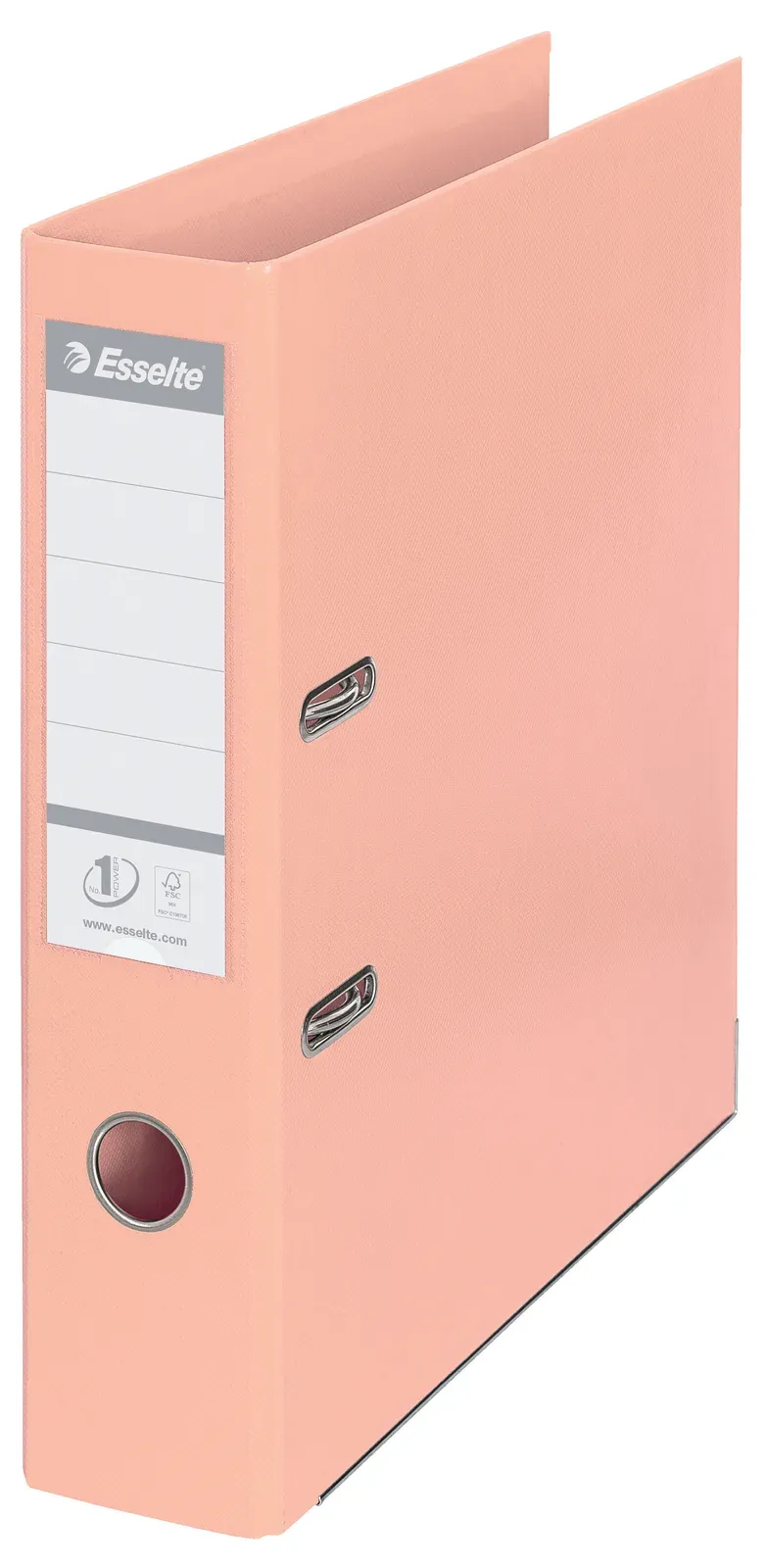 ESSELTE No.1 pákový pořadač Power SOLEA A4 75mm růžový