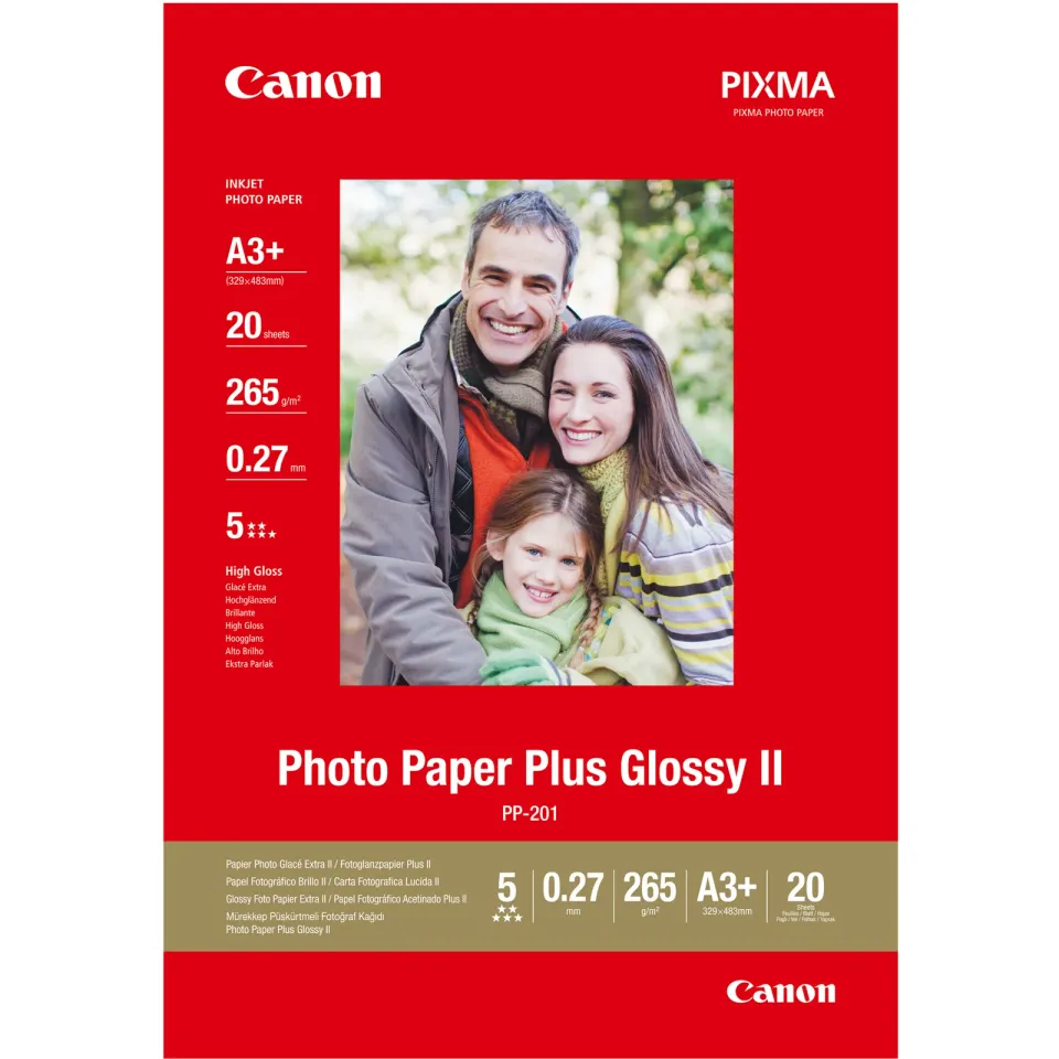 Canon PP-201, A3+ fotopapír lesklý, 20 ks, 275g/m