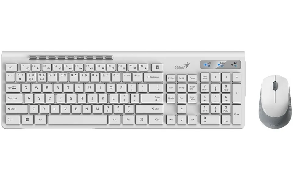 Genius SlimStar 8230 Set klávesnice a myši, bezdrátový, CZ+SK layout, Bluetooth, (31340015403)