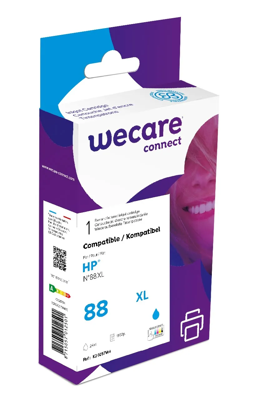 WECARE ARMOR ink kompatibilní s HP C9391A, modrá/cyan, HC