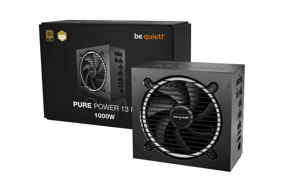 Be quiet! / zdroj PURE POWER 13M 1000W / ATX 3.1 / 120mm fan / 80 Plus Gold