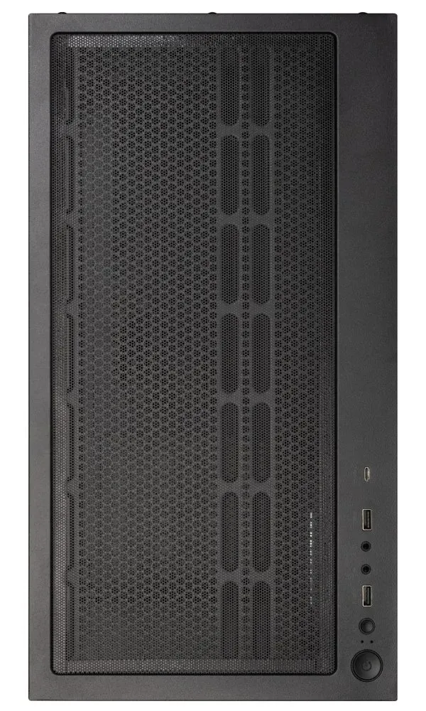 BitFenix skříň CETO Cube / 4x 120mm ARGB fan / 2x USB 3.0 / USB-C / tvrzené sklo / černá