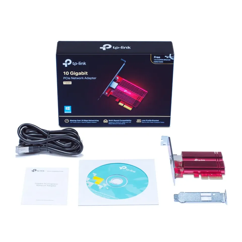TP-LINK TX401 PCI Express. síťovka, 10 Gigabit