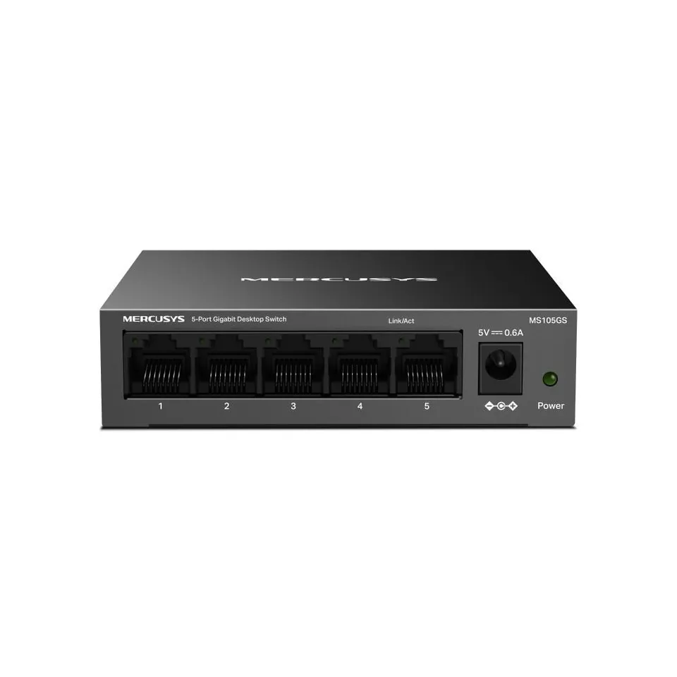 MERCUSYS switch MS105GS (5xGbE, fanless)