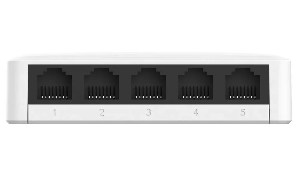 Imou switch SG105C-V2/ 5x Gigabit port/ 10/100/1000 Mbps RJ45 ports/ 10 Gbps/ napájení DC5V1A/ bílý
