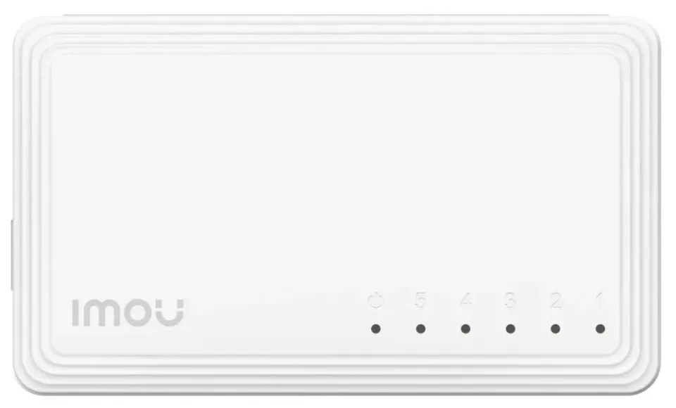 Imou switch SG105C-V2/ 5x Gigabit port/ 10/100/1000 Mbps RJ45 ports/ 10 Gbps/ napájení DC5V1A/ bílý