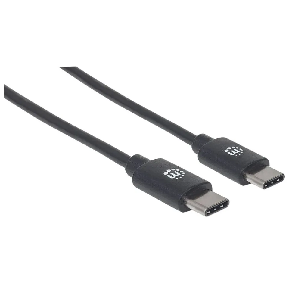 MANHATTAN kabel Hi-Speed USB-C, Type-C Male to Type-C Male, 3m, černý