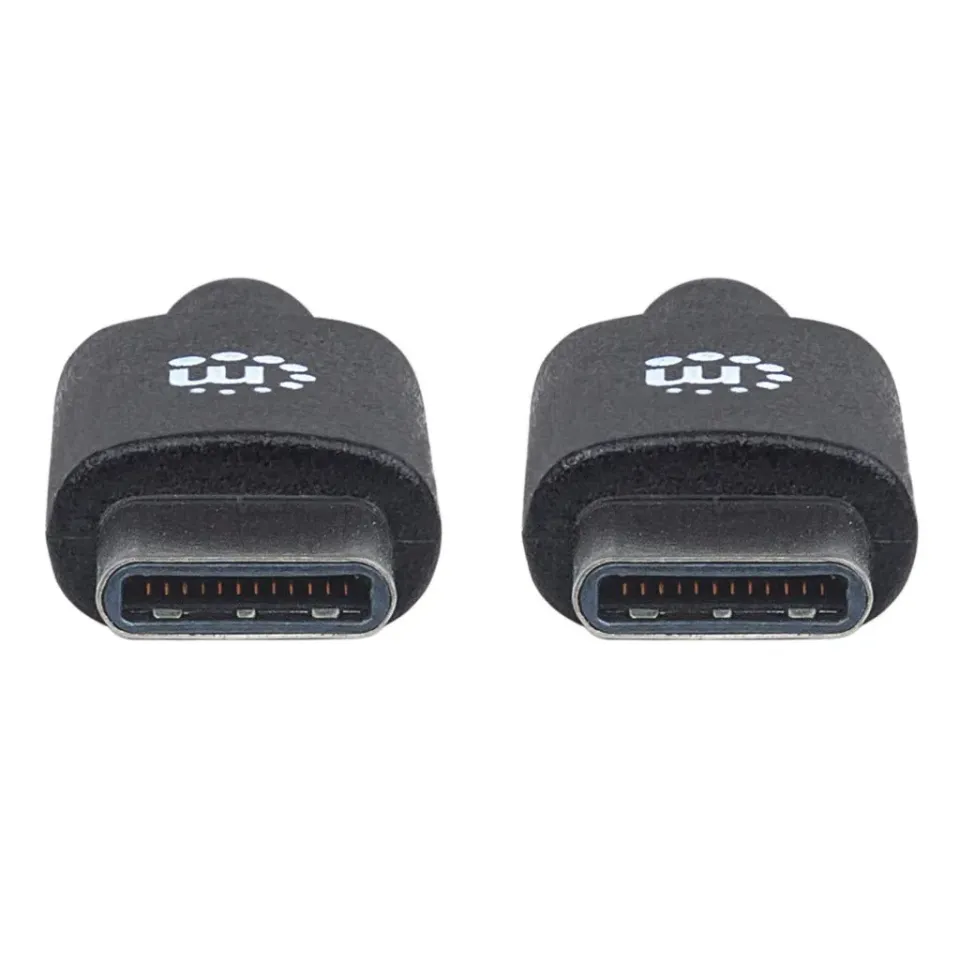 MANHATTAN kabel Hi-Speed USB-C, Type-C Male to Type-C Male, 3m, černý