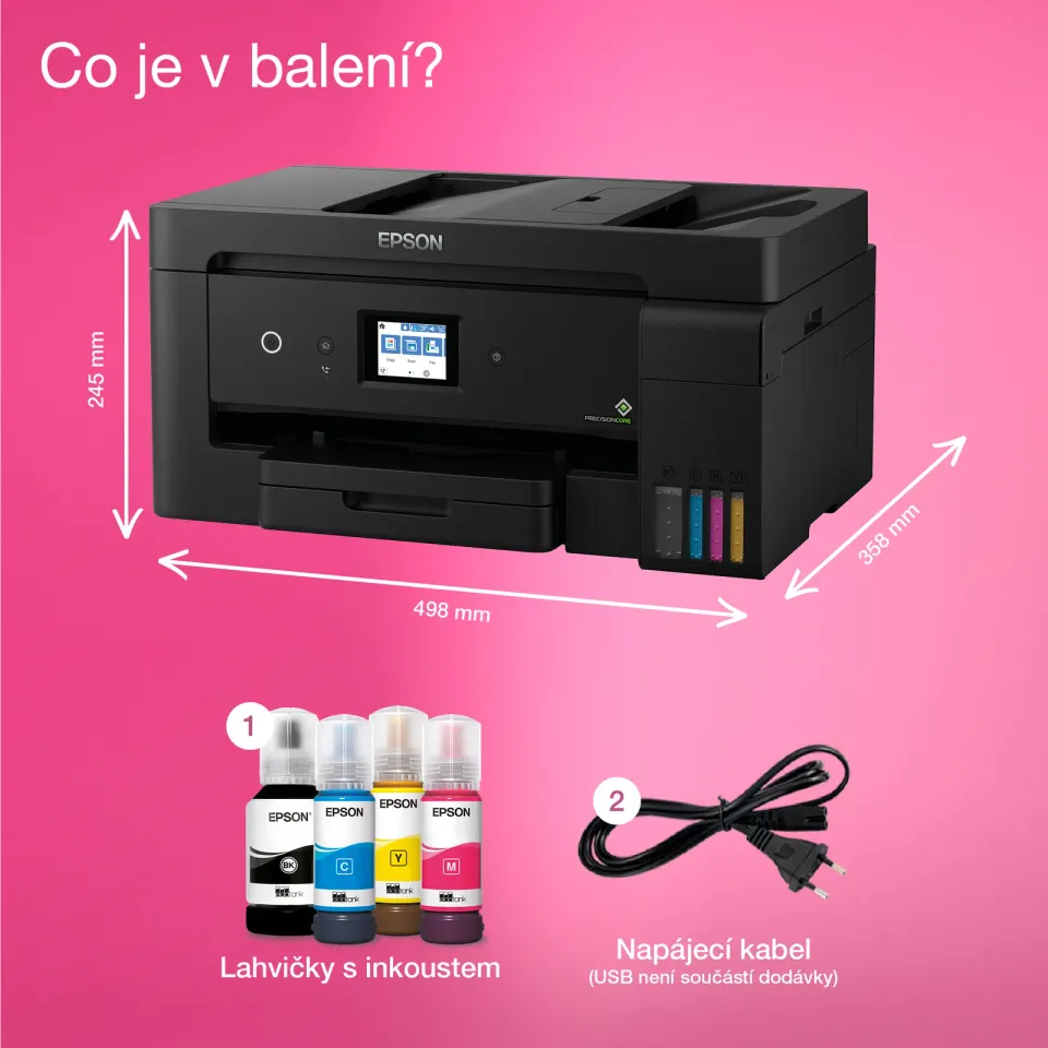 EPSON L14150 - A3+/38-24ppm/4ink/ADF/Fax/Wi-Fi//LAN/Duplex/CISS
