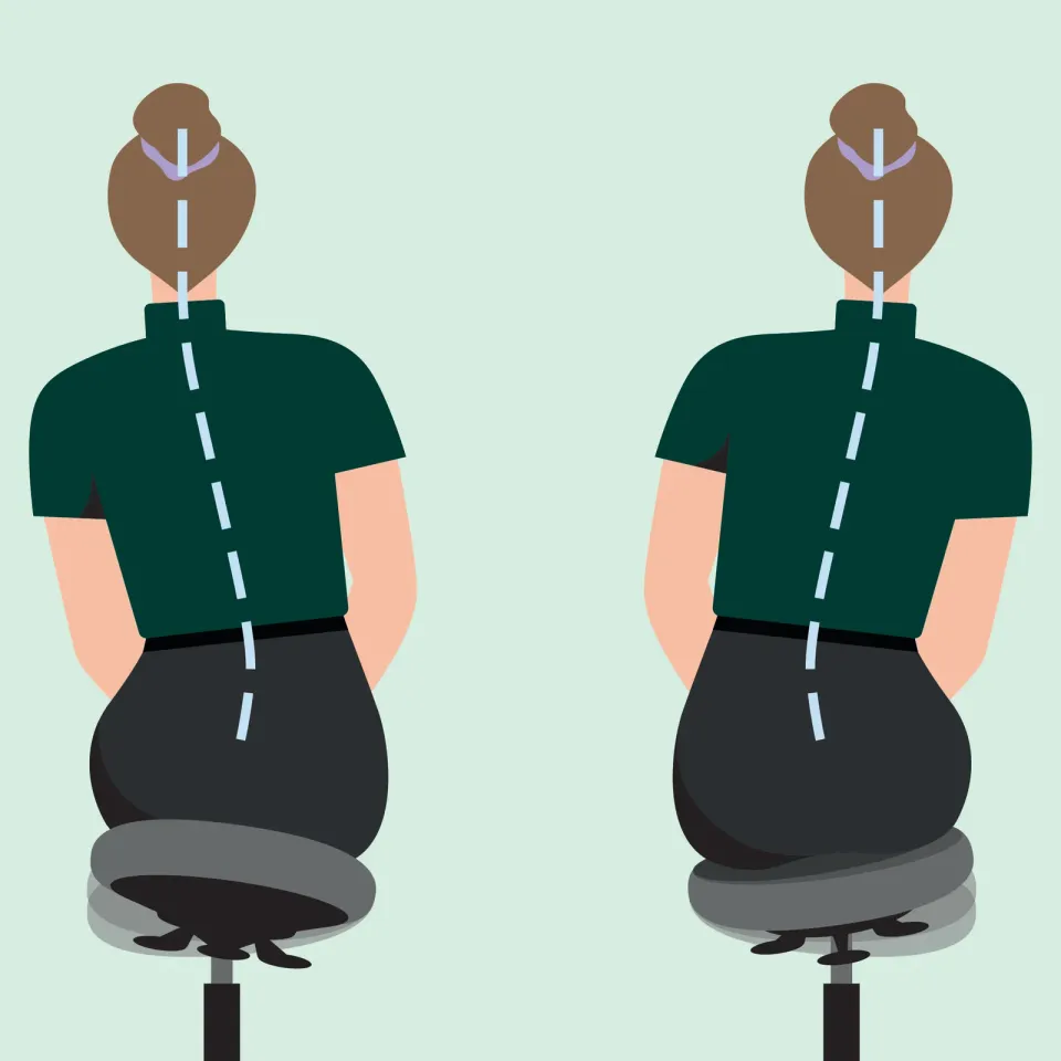 Leitz ergonomická balanční židle pro sezení s kolečky Ergo