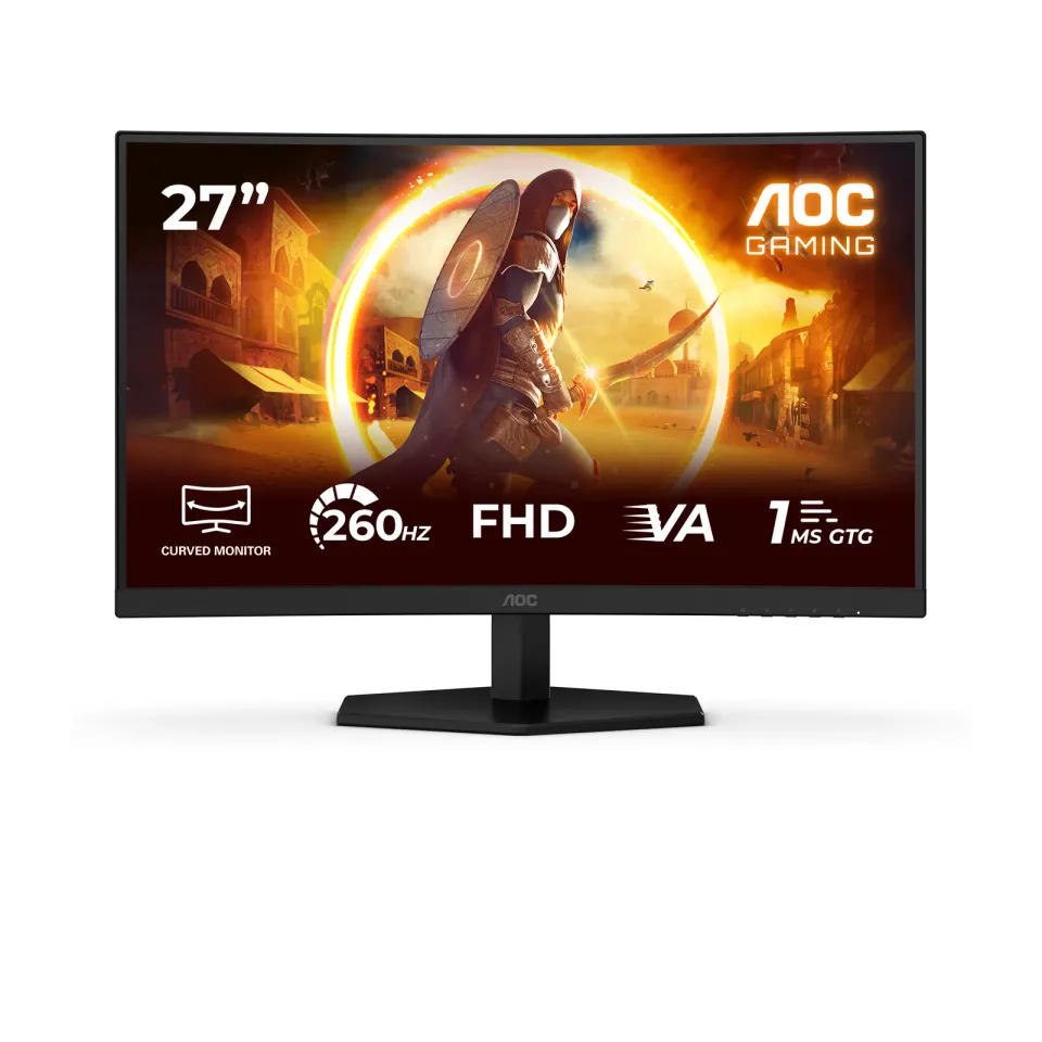 AOC LCD herní C27G42ZE 27" zakřivený VA/1920x1080@260Hz/0,3ms/300cd/HDMI/DP/VESA