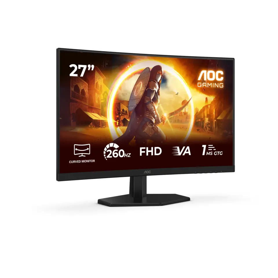 AOC LCD herní C27G42ZE 27" zakřivený VA/1920x1080@260Hz/0,3ms/300cd/HDMI/DP/VESA