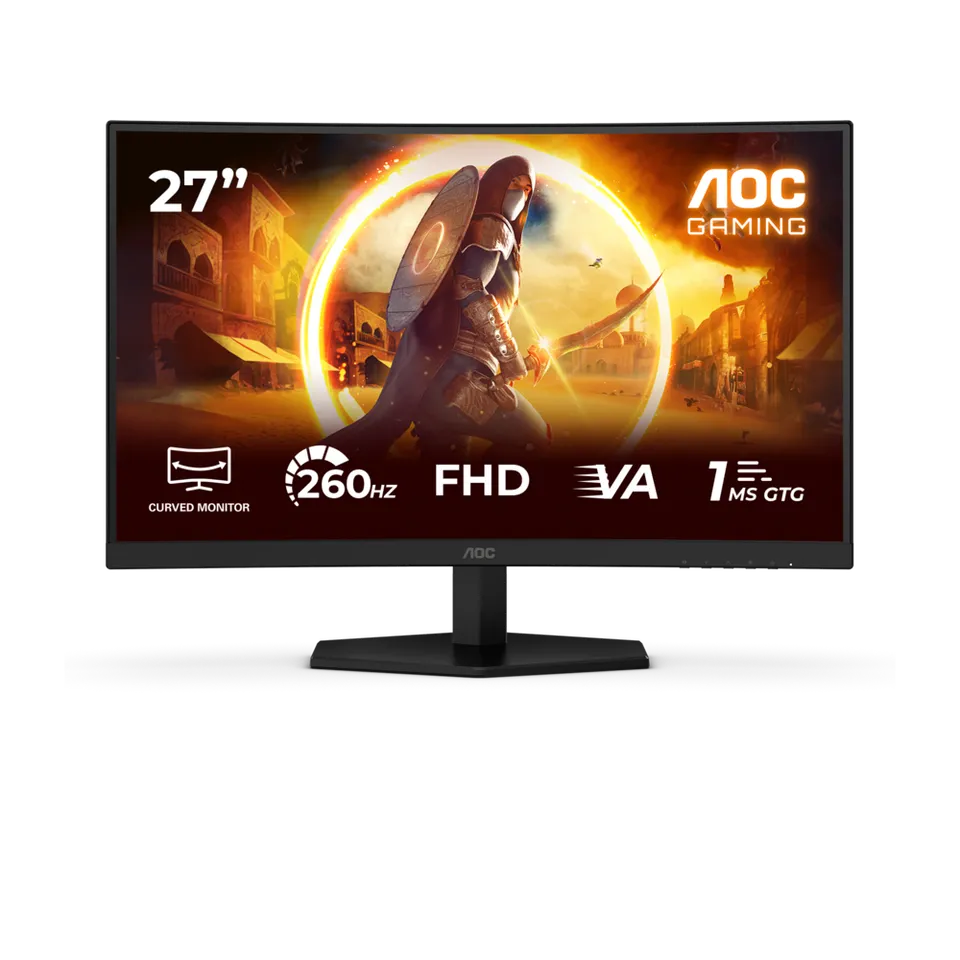 AOC LCD herní C27G42ZE 27" zakřivený VA/1920x1080@260Hz/0,3ms/300cd/HDMI/DP/VESA
