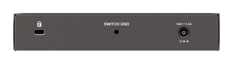 D-Link DGS-1008P 8-port Gigabit Desktop Switch, 4 porty jsou PoE+, PoE budget 68W