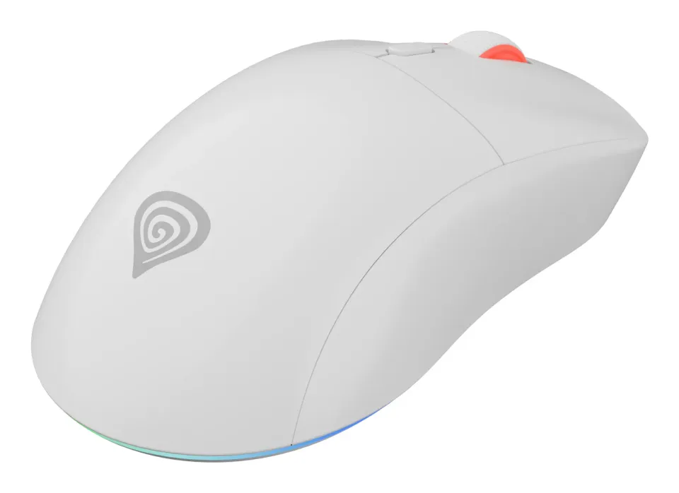 Genesis herní bezdrátová myš ZIRCON XIII/Herní/Optická/26 000 DPI/Bezdrátové USB/Bílá