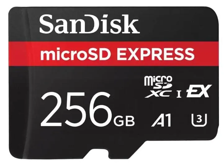 SanDisk Express microSD Card, 256GB Up to 880MB/s Read, Up to 650MB/s Write, 210